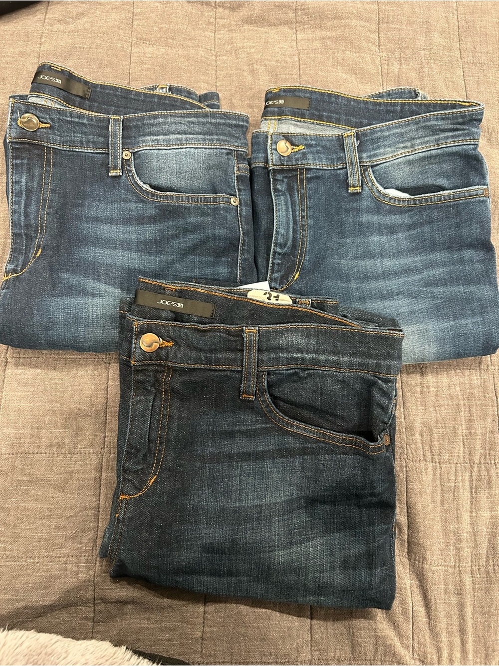 Joe's Jeans bundle of 3 Women's Petite Boot Cut Jeans